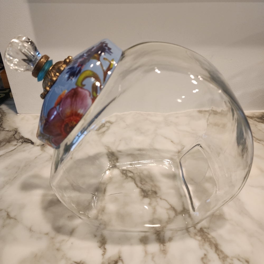 Mackenzie-Childs Wildflowers Enamel Cookie Jar - Picture 8 of 13